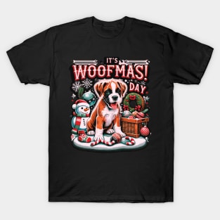 It's Woofmas Day - Christmas Puppy Edition T-Shirt